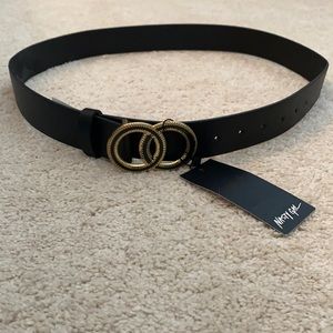 Nasty Gal Make That a Double Faux Leather Belt
